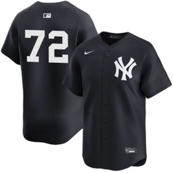Mens New York Yankees #72 Jose Caballero Nike Navy NY Alternate Limited Jersey