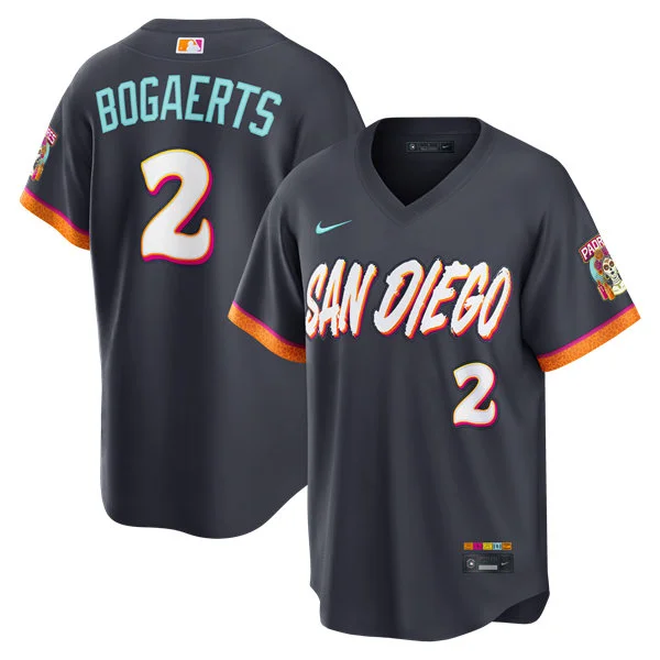 Youth San Diego Padres #2 Xander Bogaerts Nike 2026 Obsidian City Connect Limited Jersey