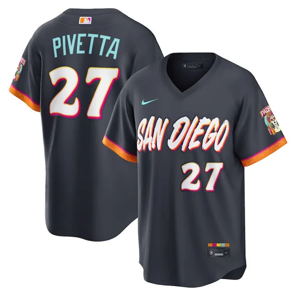 Youth San Diego Padres #27 Nick Pivetta Nike 2026 Obsidian City Connect Limited Jersey