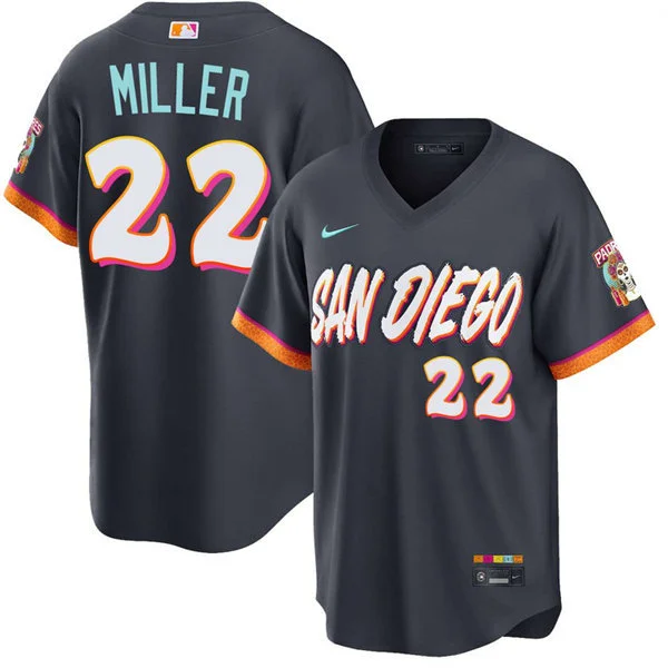 Mens San Diego Padres #22 Mason Miller Nike 2026 Obsidian City Connect Limited Jersey