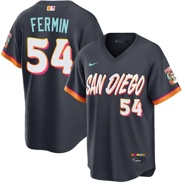 Mens San Diego Padres #54 Freddy Fermin Nike 2026 Obsidian City Connect Limited Jersey