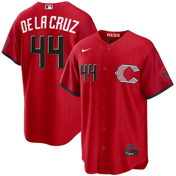 Youth Cincinnati Reds #44 Elly De La Cruz Nike 2026 All-Red City Connect Limited Jersey