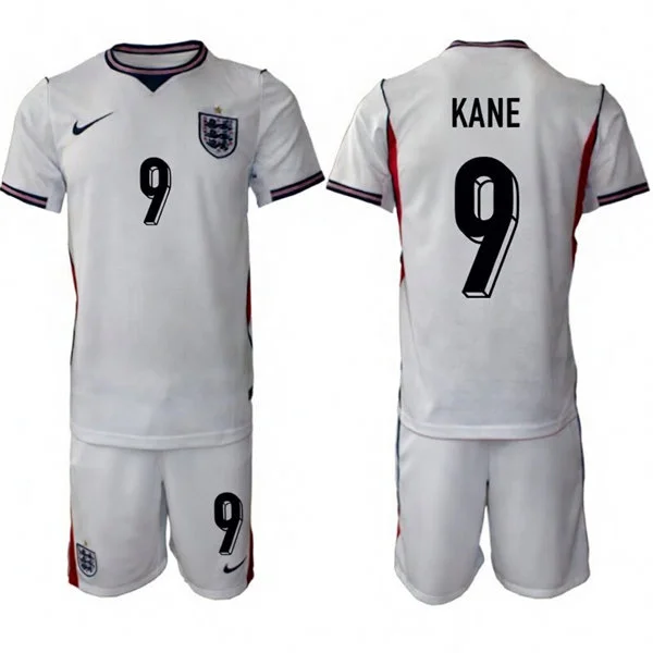 Mens England National Team #9 Harry Kane Home White 2026 FIFA World Cup Soccer Jersey Kit
