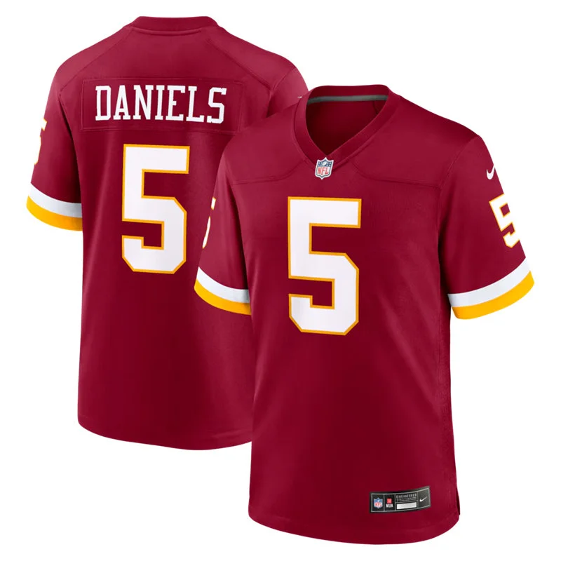 Mens Washington Commanders #5 Jayden Daniels Nike 2026 Burgundy Vapor F.U.S.E.Limited Jersey