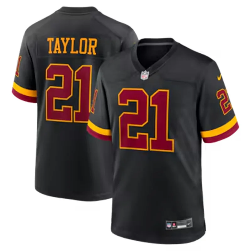 Mens Washington Commanders Retired Player #21 Sean Taylor 2026 Black Alternate Vapor F.U.S.E.Limited Jersey