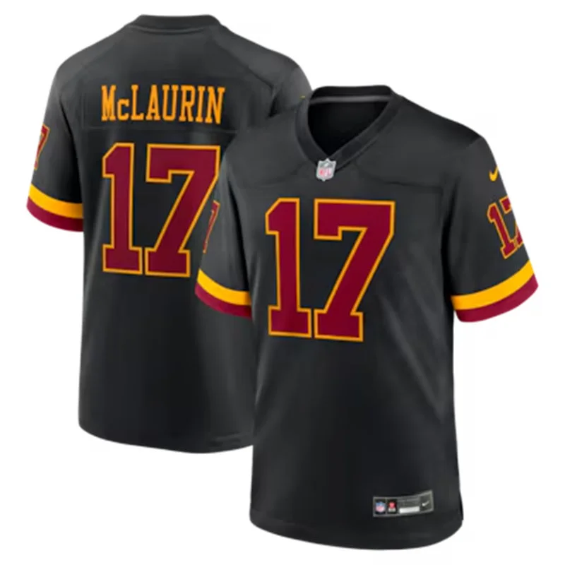 Mens Washington Commanders #17 Terry McLaurin 2026 Black Alternate Vapor F.U.S.E.Limited Jersey