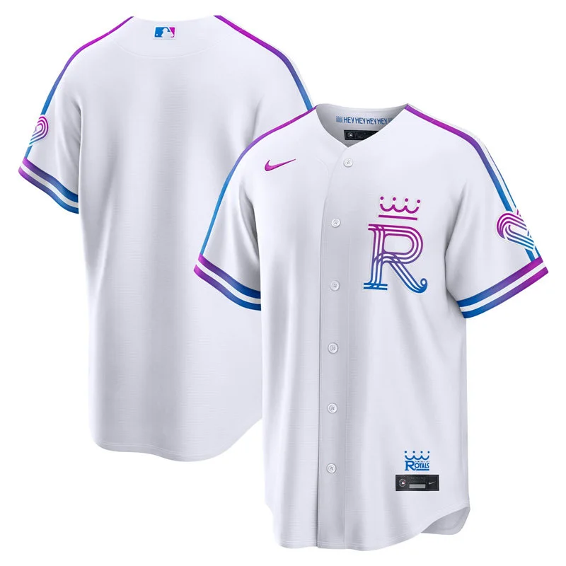 Youth Kansas City Royals Blank 2026 White Forever Fountains City Connect Stadium Jersey