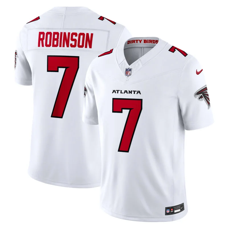 Men's Atlanta Falcons #7 Bijan Robinson Nike 2026 White Vapor F.U.S.E. Limited Jersey