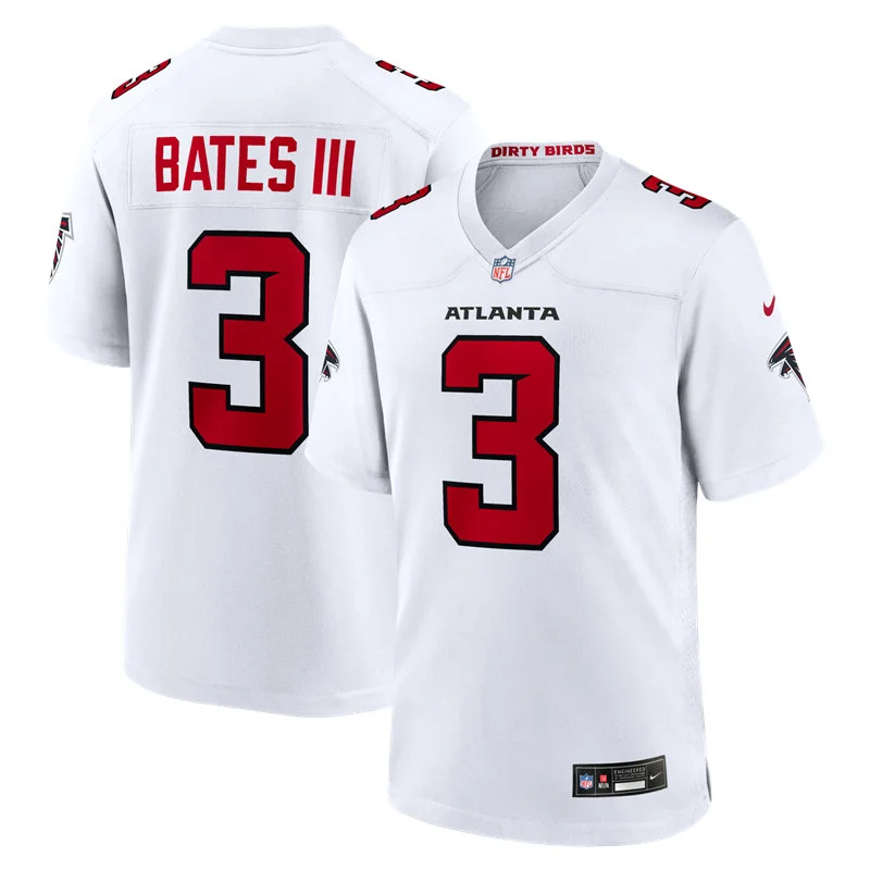 Men's Atlanta Falcons #3 Jessie Bates III Nike 2026 White Vapor F.U.S.E. Limited Jersey