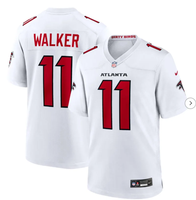 Men's Atlanta Falcons #11 Jalon Walker Nike 2026 White Vapor F.U.S.E. Limited Jersey