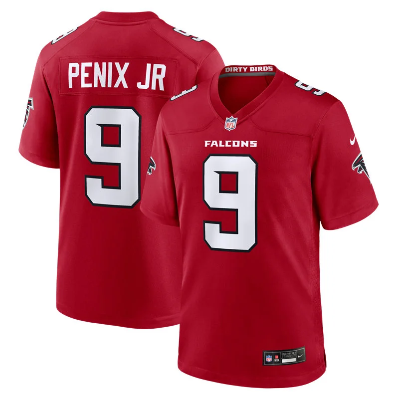 Men's Atlanta Falcons #9 Michael Penix Jr. Nike 2026 Red Alternate Vapor F.U.S.E. Limited Jersey