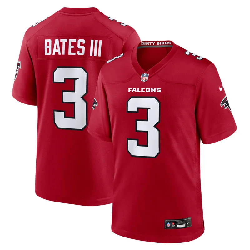 Men's Atlanta Falcons #3 Jessie Bates III Nike 2026 Red Alternate Vapor F.U.S.E. Limited Jersey