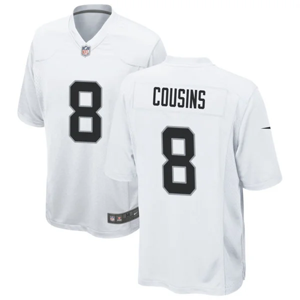 Men's Las Vegas Raiders #8 Kirk Cousins Nike White Vapor F.U.S.E. Limited Jersey