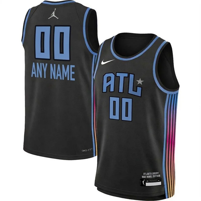Atlanta Dream Custom Nike Anthracite Rebel Edition Victory Personal Jersey
