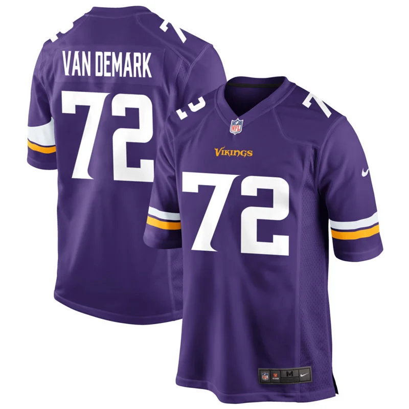 Men's Minnesota Vikings #72 Ryan Van Demark Nike Purple F.U.S.E. Vapor Limited Jersey