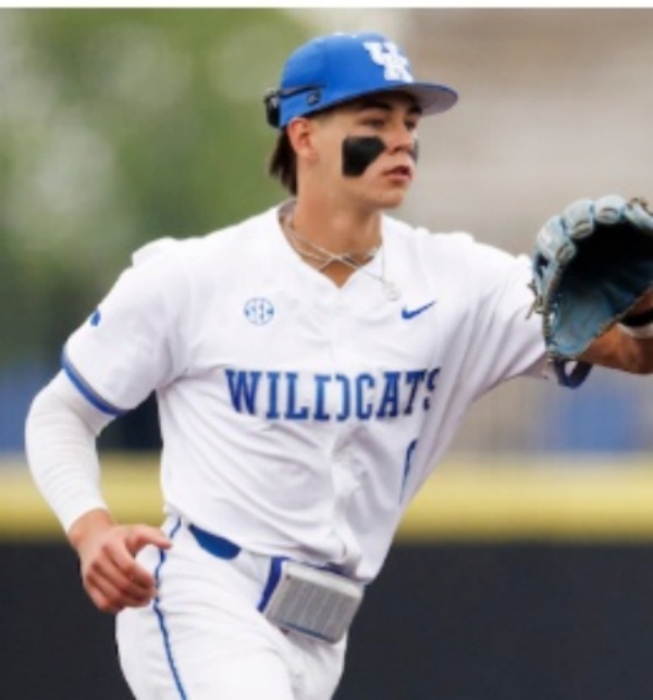 Kentucky Wildcats #6 Tyler Bell Nike White College Baseball Team Jersey