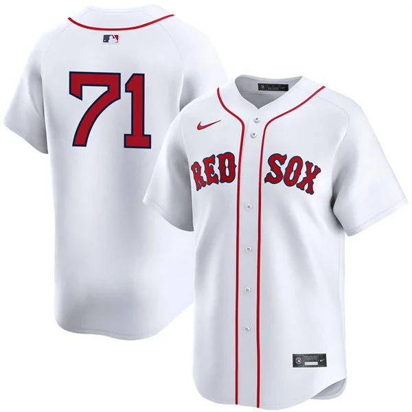 Mens Boston Red Sox #71 Connelly Early Nike White Home Limted Jersey