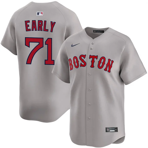 Mens Boston Red Sox #71 Connelly Early Nike Road Gray Limted Jersey