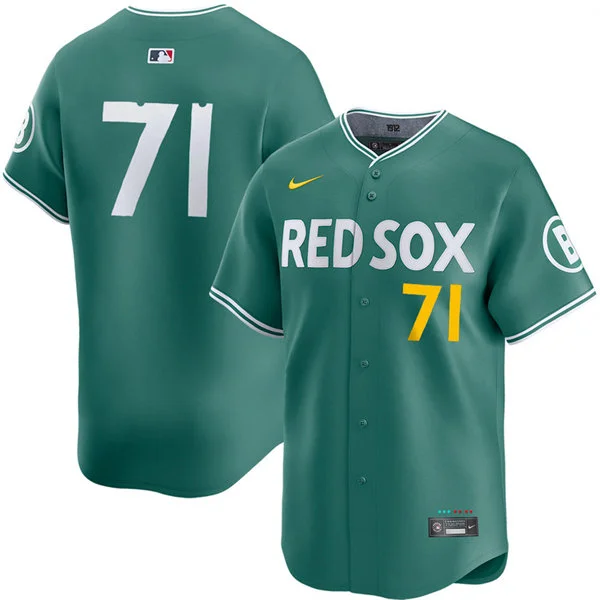 Mens Boston Red Sox #71 Connelly Early Green City Connect 2.0 Vapor Limited Jersey