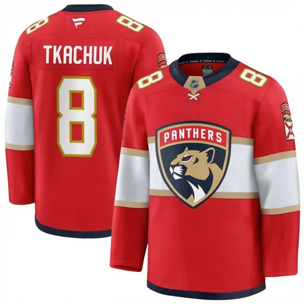 Men's Florida Panthers #8 Brady Tkachuk Fanatics Red Home Primegreen Player Jersey