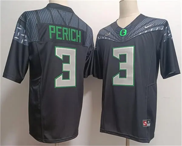 Oregon Ducks #3 Koi Perich Black GENERATION O FLY ERA F.U.S.E. Limmited Football Game Jersey Oregon Ducks #3 Koi Perich Black GENERATION O FLY ERA F.U.S.E. Limmited Football Game Jersey