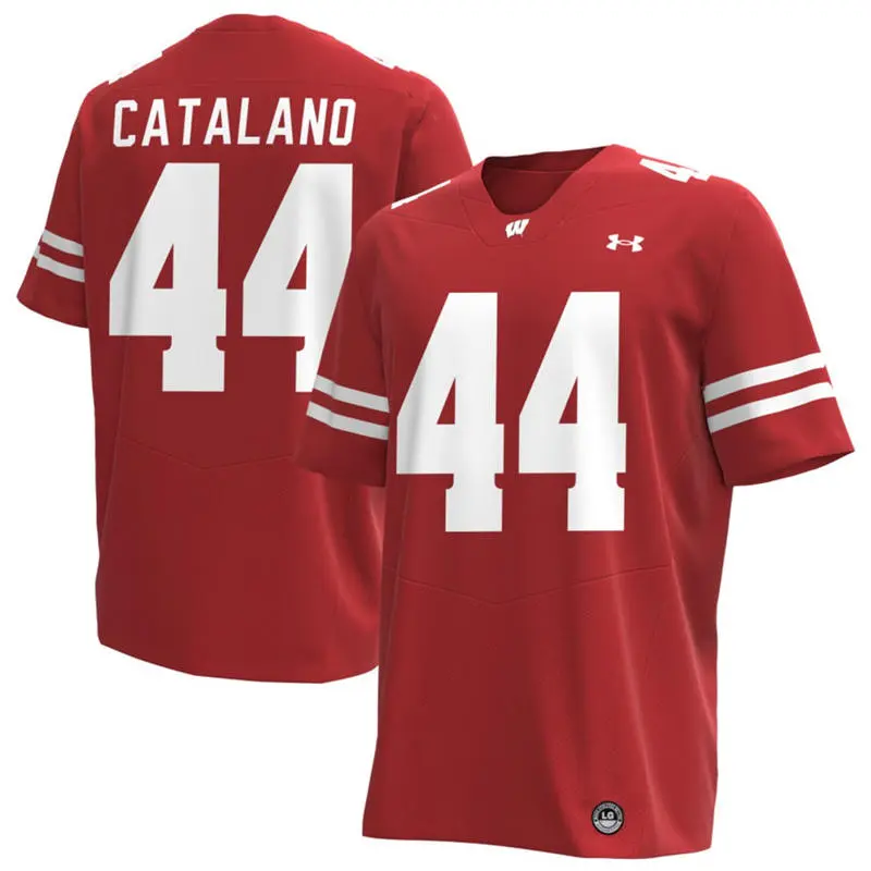 Wisconsin Badgers #44 Cooper Catalano Cardinal College Football Game Jersey Wisconsin Badgers #44 Cooper Catalano Cardinal College Football Game Jersey