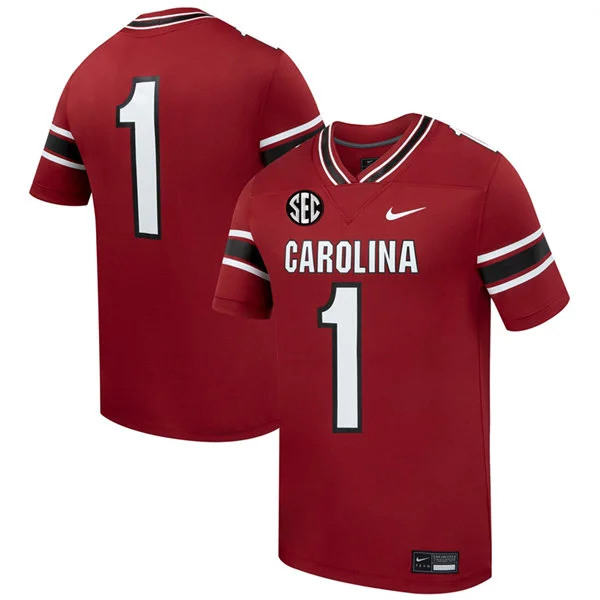 South Carolina Gamecocks Custom 2026 Nike Garnet Football Game Jersey