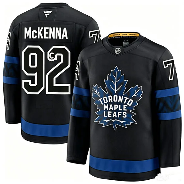 Men's Toronto Maple Leafs #92 Gavin McKenna Fanatics Black Alternate Reversible Next Gen Jersey