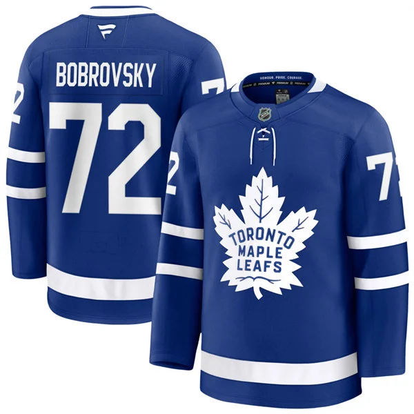 Men's Toronto Maple Leafs #72 Sergei Bobrovsky Fanatics Home Blue Premium Jersey