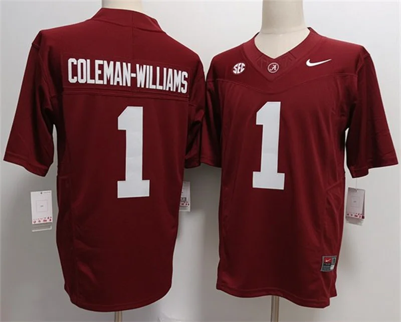 Alabama Crimson Tide #1 Ryan Coleman-Williams 2026 Crimson Football F.U.S.E. Limited Jersey