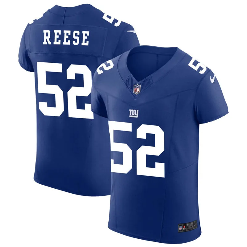 Men's New York Giants #52 Arvell Reese Nike Royal Vapor F.U.S.E. Limited Jersey
