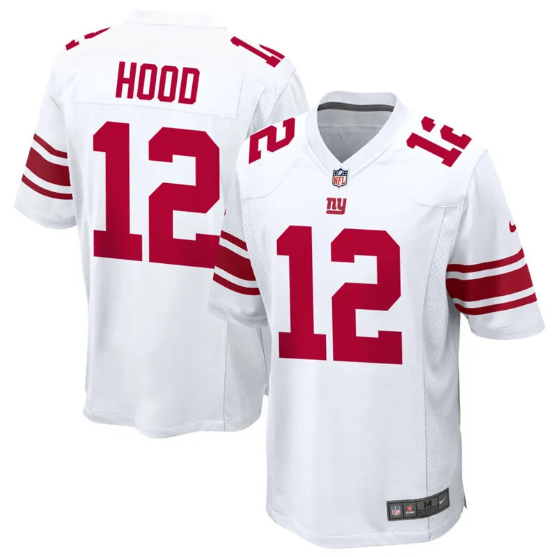 Men's New York Giants #12 Colton Hood Nike White Vapor F.U.S.E. Limited Jersey