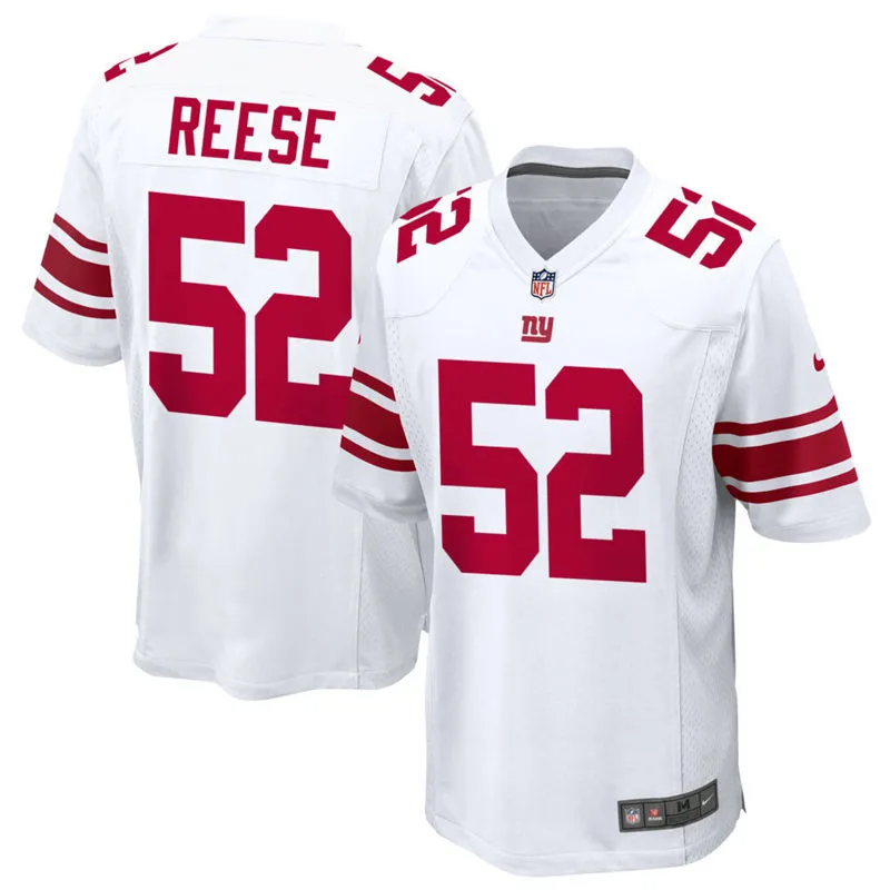 Men's New York Giants #52 Arvell Reese Nike White Vapor F.U.S.E. Limited Jersey