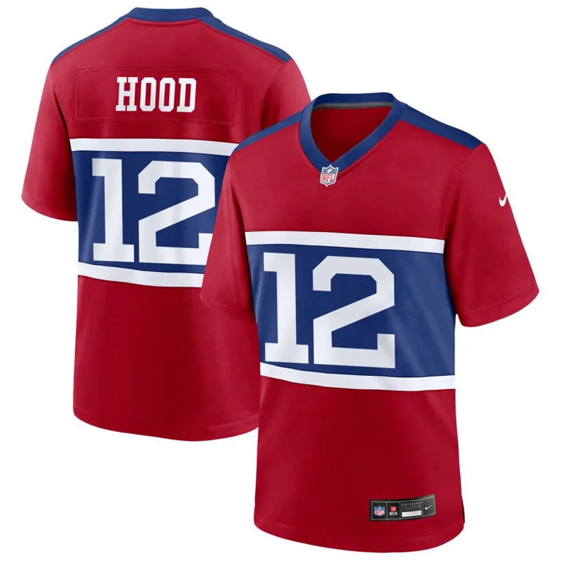 Men's New York Giants #12 Colton Hood Nike Century Red Alternate Vapor F.U.S.E. Limited Jersey