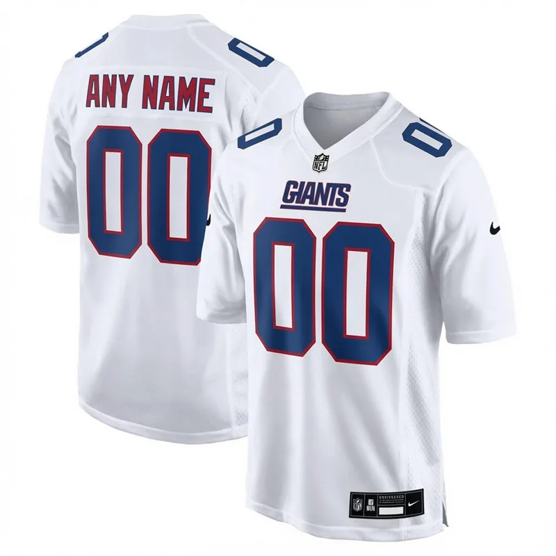 New York Giants Custom Nike Tundra White Fashion Jersey