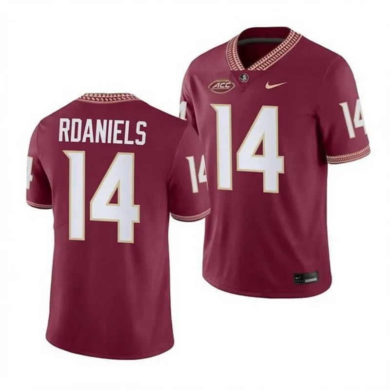 Florida State Seminoles #14 Ashton Daniels 2026 Maroon Football Game Jersey