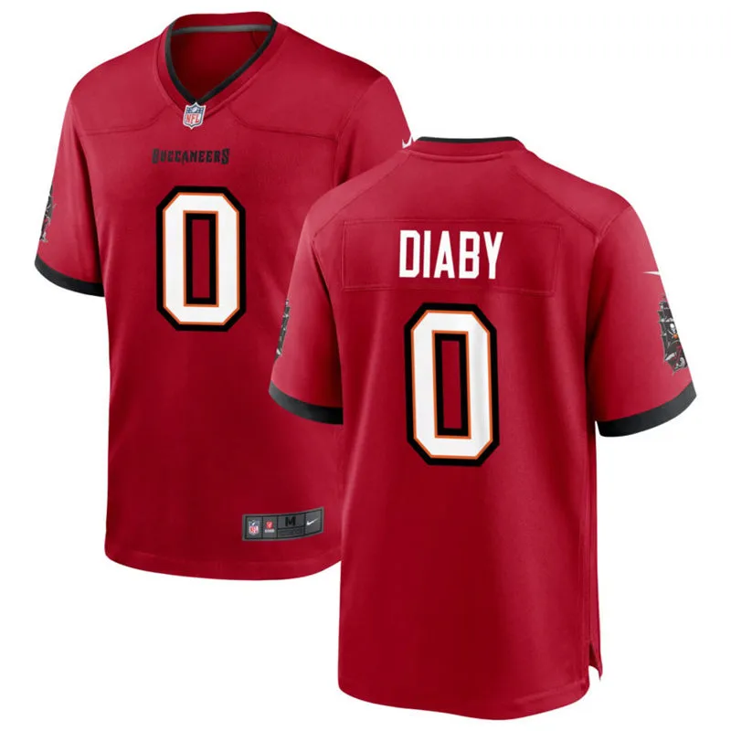 Mens Tampa Bay Buccaneers #0 YaYa Diaby Nike Home Red F.U.S.E. Vapor Limited Jersey