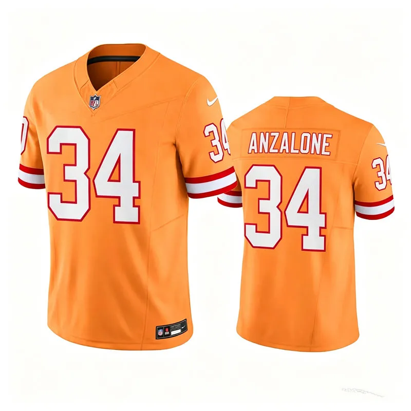 Mens Tampa Bay Buccaneers #34 Alex Anzalone Nike Orange Retro Vapor F.U.S.E. Limited Jersey