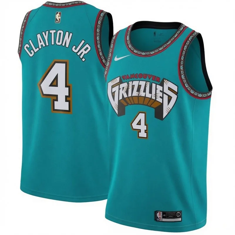 Mens Memphis Grizzlies #4 Walter Clayton Jr. Nike Green Classic Edition Swingman Jersey