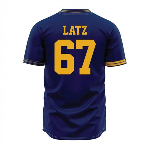 Kent State Golden Flashes #67 Jacob Latz Navy Baseball Limited Jersey