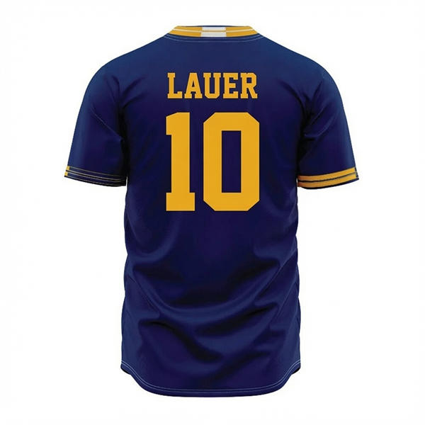 Kent State Golden Flashes #10 Eric Lauer Navy Baseball Limited Jersey