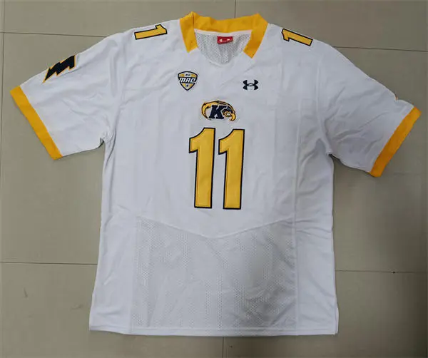 Kent State Golden Flashes #11 Julian Edelman White Gold College football Game Jersey Kent State Golden Flashes #11 Julian Edelman White Gold College football Game Jersey