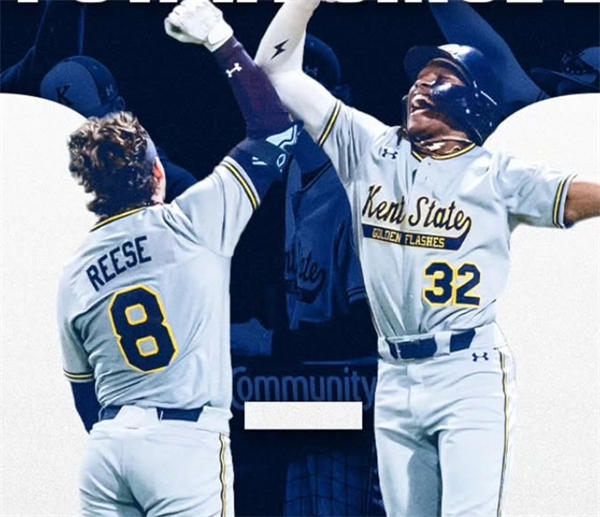 Kent State Golden Flashes Custom 2026 White Baseball Game Jersey