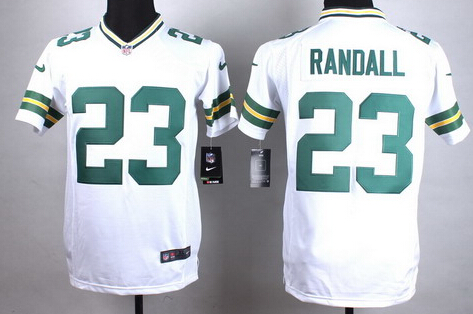 Youth Green Bay Packers #23 Damarious Randall Nike White Game Jersey