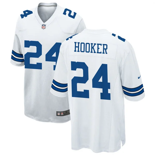 Youth Dallas Cowboys #24 Malik Hooker Nike White Limited Jersey