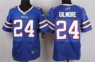 Men's Buffalo Bills #24 Stephon Gilmore Nike Light Blue Elite Jersey