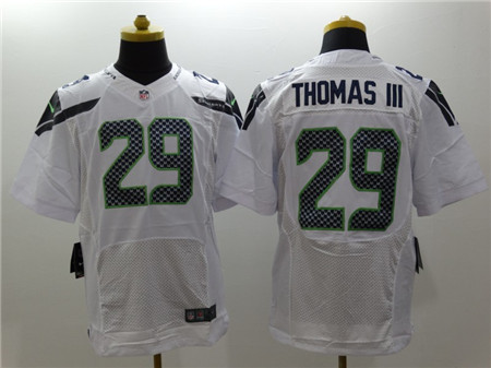 Mens Nike NFL Elite Jersey  Seattle Seahawks #29 Earl Thomas III White