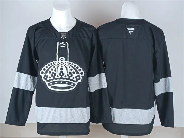 Mens Los Angeles Kings Blank Fanatics Black Alternate Premium Player Jersey