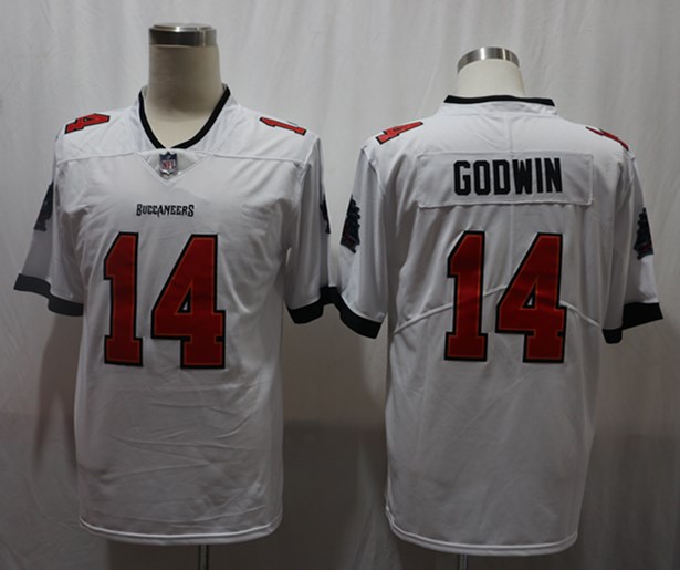 Men's Nike #14 Chris Godwin White Tampa Bay Buccaneers Vapor Limited Jersey