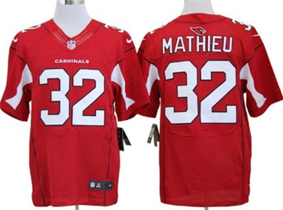 Men's Arizona Cardinals #32 Tyrann Mathieu Nike Elite Jersey Red